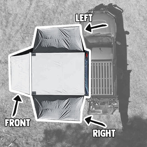 Ventura 2.5M Side Awning Walls