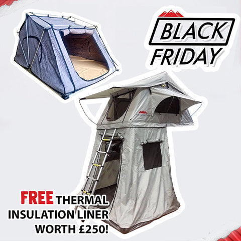 ** BLACK FRIDAY DEAL ** Ventura Deluxe 1.4 Roof Top Tent + Annex + FREE Thermal Liner