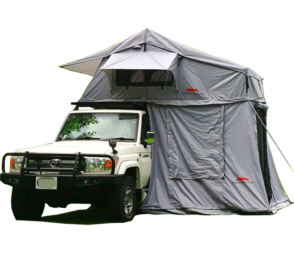ventura roof tents Extended Twin Ladder Ventura Deluxe 1.8 Roof Top Tent + Annex (IN STOC – Ventura Roof Tents