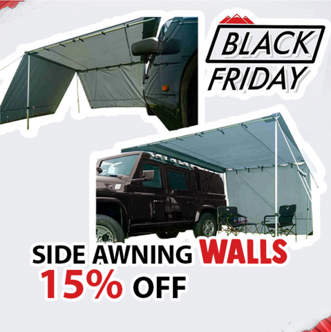 ** BLACK FRIDAY DEAL** Ventura 2.5M Side Awning Walls FULL SET