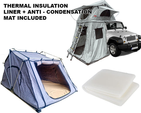 Ventura Deluxe 1.4 Roof Top Tent + Annex + Thermal Liner + Anti Condensation Mattress