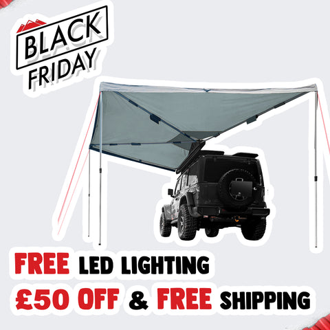 ** BLACK FRIDAY DEAL ** Ventura 180 Degree Awning + LED Lighting + FREE Shipping