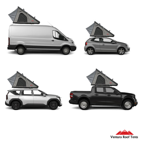 ventura xl fiberglas hartschalen dachzelt Ventura XL Aluminium Clamshell Roof Tent (IN STOCK) – Ventura Roof Tents