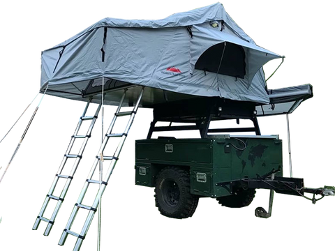 Extended Twin Ladder Ventura Deluxe 1.8 Roof Top Tent (PRE ORDER)